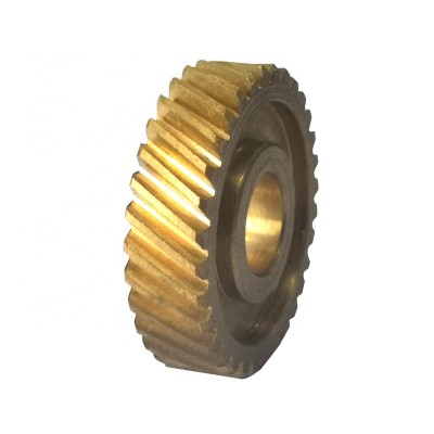 Customized High Precision  Brass Worm Spur Helical Gear